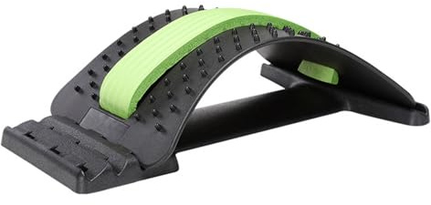 jiuzcare Ryggsträckare ryggmassage rygg stretch tränare ryggmassage stöd används för att lindra ryggsmärta, justerbar 3 lägen, 88 höjd design