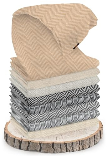 yanopurna Sciarpa in Cashmere Unisex - Sciarpa Leggera in Lana di Cashmere per Donna e Uomo con Motivo a Spina di Pesce - Sciarpa Avvolgente Calda 68 x 190 cm, Sciarpa al Collo - Prodotto in Nepal