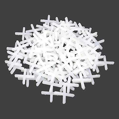 Fliesenkreuze,1000 pcs Fliesenabstandhalter Fugenkreuze Kunststoffkreuze Fliesen Abstandhalter Fliesenfugen Abstandshalter Laminat,für Terrassenplatten Leichmäßigen Abstand,Können Verfugt Werden(2mm)
