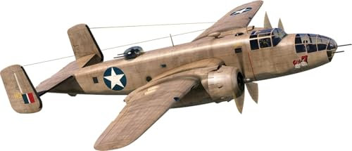 Airfix Model Set - A06015A North American B-25C/D Mitchell Model Building Kit - Plastic Plane Kits for Adults & Children 8+, Set Includes Sprues & Decals - 1:72 Scale