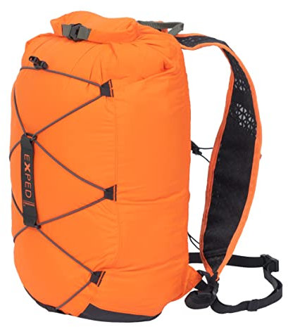 Exped Stormrunner 15 Orange - Leichter wasserdichter Multisport Rucksack, 15l, Größe 15l - Farbe Dark Lava