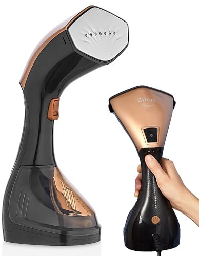 Tragbarer Dampfglätter Kleidung Kompakt Dampfleistung 20g/min Dampfbürste Dampfbügeleisen Hemden Reisebügeleisen Textilglätter Dampfbügler Kleiderglätter Textilpfleger 1500 Watt Stoffdampfer