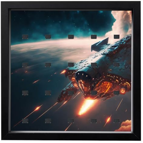 GetStones24 Vitrine für Lego® Figuren - 35x35cm Bilderrahmen - MF_0023