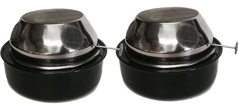 Unibos | 2 Anti-Frost Heater Warmer Large Paraffin Greenhouse Heater Adjustable Flame Height - 2.35L Fuel Tank Compact Outdoor Cold Frame Plants Vegetable Small Green Houses Heater Included 1 Wick