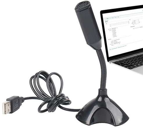 Micrófono USB Para Computadora - Micrófono Para Computadora, Micrófono Para Podcast Portátil | Micrófono Condensador Plug & Play, Micrófono Para Pc Compatible Con Pc Portátil, Para Grabación, Juegos,