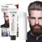 Tintura per Barba da Uomo, Tintura per Barba da Uomo da 60 ml, Shampoo per Barba Scurente Naturale da Uomo, Crema da Barba Colorante a Lunga Durata, Effetto Colore Naturale