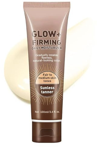 Lozione autoabbronzante, Crema abbronzante naturale graduale Per Corpo E Viso, Idratante E Rassodante, Non Grassa Self Tan Lozione Per Tonalità Della Pelle Luminosa A Medio