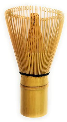 TeaClub Matcha-Besen Chasen 100 Borsten für die Matcha Zubereitung, Bambusbesen Handgefertigt, Bambus-Teebesen für Matcha-Pulver ideal für Einsteiger und Liebhaber von Matcha Tee