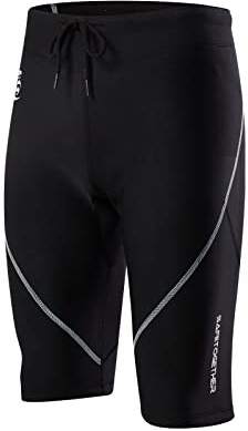 Våtdräktsshorts för män 2 mm neoprenshorts simning dykshorts för snorkling, segling, surfing (L)