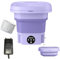 8L Mini lavatrice portatile, Portable washing machine, Lavatrice piccola per Casa/Viaggio/Campeggio/Dormitorio/Vestiti per Bambini/Calzini/Biancheria Intima(EU power)