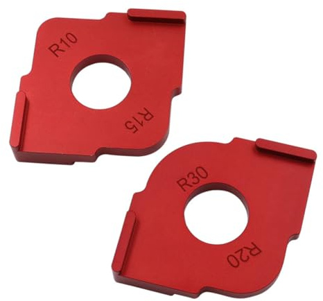 Lurrose 1ensemble Positionneur Angle r Module De Gabarit De Découpe Arrondie Pour Travail Précis