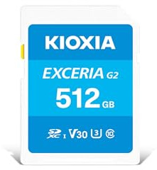 Kioxia EXCERIA G2 SD Memory Card 512GB
