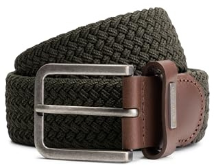 Dstrezzed Men's DS_Braided Belt, Dark Army, 95