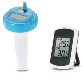 BESPORTBLE Termómetro De Piscina y Spa Flotante y Digital Mide Agua y Orificio Para Colgar