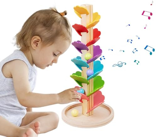 Fierudeng Juguetes Musicales para Niños | Árbol Sonoro Run | Juego Interactivo Creativo para Coordinación -Mano, Desarrollo de Habilidades en Casa o Viaje, Niños y Niñas en