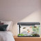 12L Aquarium mit Filter und Licht, Rechteckig, Schwarz, Modern Aquarium Komplettset, Acryl -Aquarium Mini Fischtank Tischdekoration, Tropische Fisch Tank Kit für Fische und Wasserpflanzen