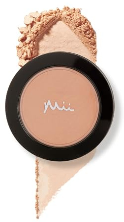 Mii Cosmetics Midi Irresistible Face Base | 100% Pure Mineral Foundation | Award-Winning Face Powder Foundation | Vegan Formula, SPF 30 | Buildable Coverage | Flawless Finish | Precious 07 | 2.5g