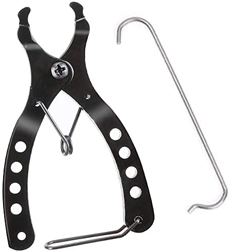 Jieddey Pince à chaîne de vélo 2 en 1 - Mini pince à maillon de chaîne pour vélo de route et VTT - Acier au carbone
