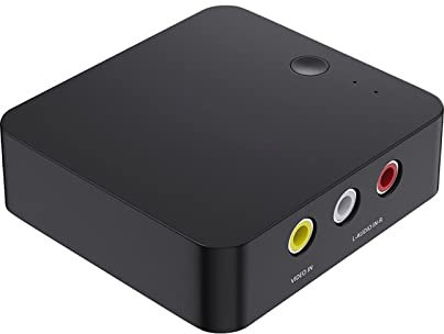 Videoregistratore AV, conversione da Video analogico a Digitale, Salvataggio su SD/USB, for VHS, videoregistratore, RCA, Hi8, videocamera, Lettori Dvd