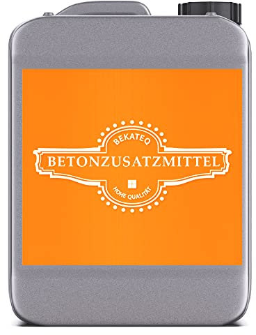 Betonzusatzmittel 3l Betonverflüssiger, Beton Plastifizierer und Verflüssiger - Fliessmittel als Zusatzmittel für Estrich, Beton, Mörtel - Chlorfrei, nicht korrosiv für Betonstahl - BEKATEQ BE-480