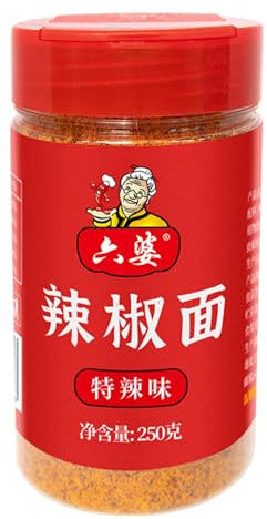 Liupo Chili powder 250g*1 bottle of Sichuan Chili powder hot pot skewers BBQ BBQ dipping seasoning for home use.