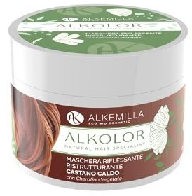 ALKEMILLA Alkolor Maschera Riflessante Castano Caldo 200 ml