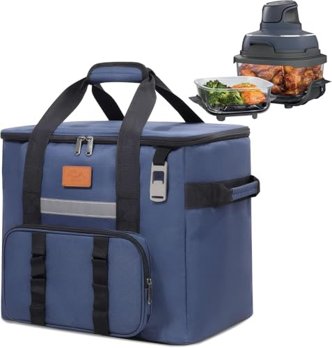 Kühltasche Groß 40L, Thermotasche Faltbar Groß Picknicktasche Hält Warm & Kalt Kühltasche für Picknick, Camping, Grillen