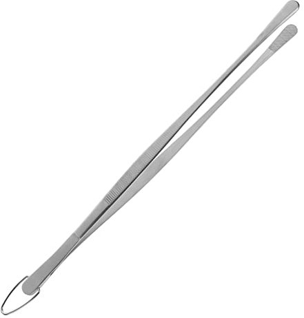 VALICLUD Pinze Acciaio Inossidabile con Gancio Pinzette Lunghe per Cucinare Bbq e Alimenti Utensile Versatile per Chef e Uso