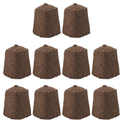NIYANGLE Bloques de Cultivo Nutritivos para Jardinería 10 Piezas 30x30x40mm Suelo Comprimido para Plántulas Flores y Hortalizas Cultivo sin Tierra para Balcón y Huerto Doméstico
