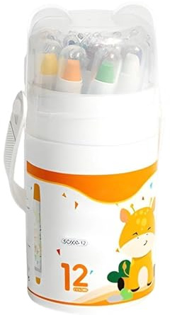 Lápices De Colores Giratorios Retráctiles | Crayones Lavables No Tóxicos De Secado Rápido | 12 24 36 48 Colores | Set De Arte para Niños Niñas Preescolar Escuela Cumpleaños Navidad Año Nuevo Regalos