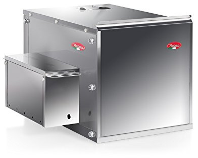 Reber 10046 N Affumicatore da Tavolo, 40 x 44.5x 30 cm, Acciaio