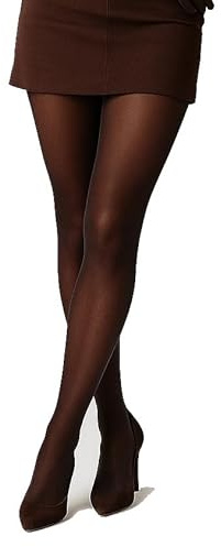 Women’s 40 Den Tights, Semi-Opaque Soft Touch Pantyhose with Reinforced Toes, Comfortable Ladies Hosiery for Work and Everyday Wear, Sizes S-XXL