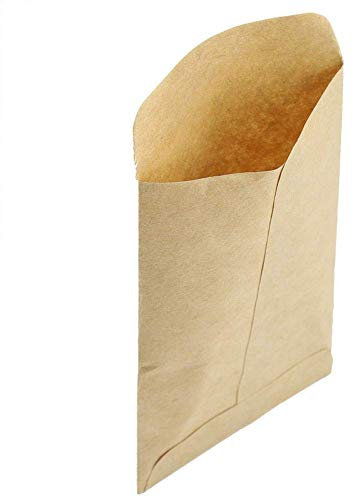100 Stück Mini Papiertüten Geschenktüten in aus Papier Samenpakete Hybrid Samenumschläge Kraftpapiersäcke Corns Weizen Reis Samen Verpackung Aufbewahrungstasche Schmucktüten