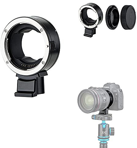 JJC Objektiv-Adapter für Canon EF EF-S auf EOS RF-Mount EOS R Ra RP R3 R5 R5c R6 R6II R7 R8 R10 R50