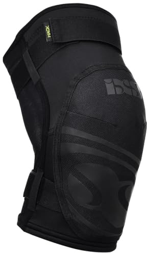 IXS Kids MTB-Knieschützer Hack EVO+ Schwarz Gr. M