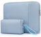 HYZUO 14-15 Zoll Laptop Tasche Set für MacBook Air 15 M4 M3 M2, MacBook Pro 15, 15 Surface Laptop, XPS 15 Plus, Laptop Schutzhülle für 14 Zoll Dell HP Lenovo ThinkPad Asus Acer Huawei, Blass Blau