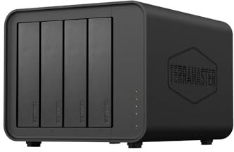 TERRAMASTER F4-212 4-Bay NAS - Quad Core CPU, 2GB DDR4 RAM, Netzwerkgebundener Speicher Persönliche Cloud (Diskless)