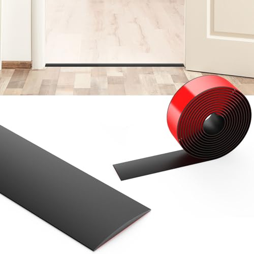 Flintronic 3M Laminate Flooring Transition Strip With PVC Floor Divider - Self Adhesive Threshold for Joining Floor Gaps, Carpet and Tiles