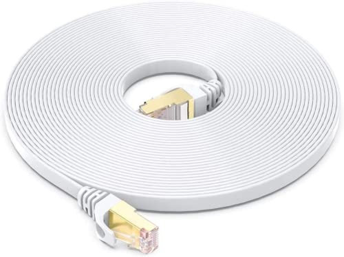 BUSOHE Cat 8 Lan Kabel 1,5meter, Hochgeschwindigkeits Ethernet Kabel- Gigabit RJ45 LAN Netzwerkkabel, 40Gbps 2000Mhz Internet Patchkabel Kompatibel mit Router, Modem, PC, Laptop, Drucker
