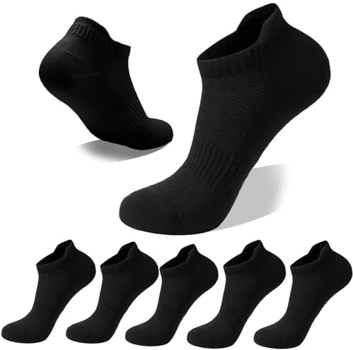 Wamicu Chaussettes Basses Femme 5 Paires Anti-transpiration Coton Courtes