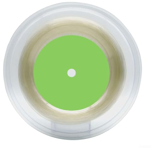 Gdfnmogo Cordes de tennis de 200 m de diamètre 1,18 mm pour raquette de tennis, bobine de corde en polyester, tension de 18,1 à 29,5 kg, blanc