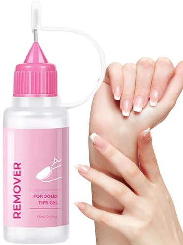 Dispositivo Per La Rimozione Delle Unghie Finte – Diluente Per Colla Per Unghie Da 15 Ml | Solvente Per Smalto Gel Professionale Resistente Ai Trucioli | Soluzione Rapida Per Sciogliere La Colla Acril