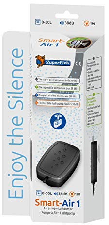 Superfish Smart-Air 1 Luchtpomp Aquarium - 19 L/H - 10 x 10 cm