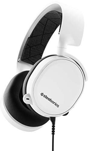 SteelSeries Arctis 3 - All-Platform Gaming Headset - für PC, PlayStation 5, PS4, Xbox One, Nintendo Switch, VR, Android und iOS - Weiß