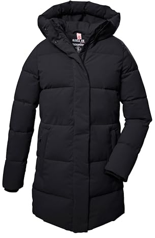 G.I.G.A. DX Donna Parka trapuntato/Parka funzionale con cappuccio GW 1 WMN QLTD PRK, schwarz, 48, 41337-000