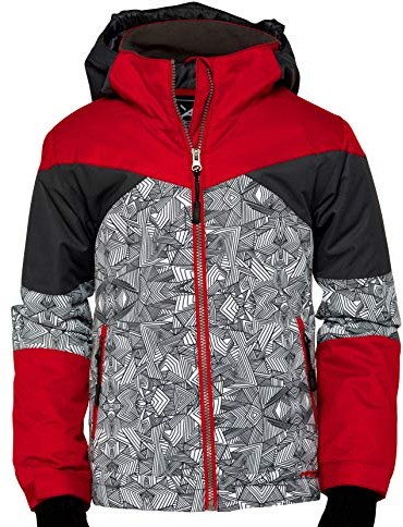 Arctix Boys Ronan Insulated Performance Winter Jacket, Vintage Red, 3T
