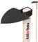 KOTARBAU® Binette 130 mm Cœur Houe en Acier Forgé avec Manche en Bois 120 cm Accessoire de Jardin Outil de Jardinage Accessoires de Plantation