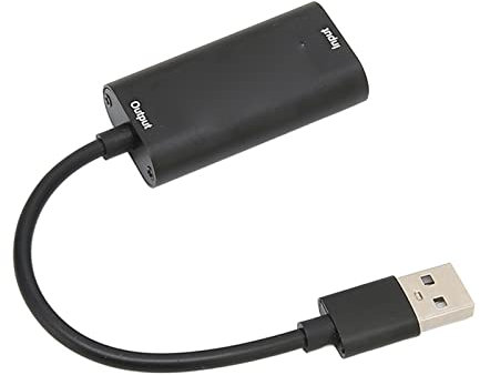 4K Video Capture Card, HD Multimedia Interface Capture Card, 1080P Plug and Play Video Record Card PC Capture Card(USB)