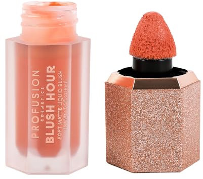 Profusion Cosmetics Blush Hour for Face, Lightweight and Long Wearing Soft Matte Liquid Blush Provides Natural Finish, Creamy Texture Which is Buildable, Essential Beauty Tool for Raising Your Glow