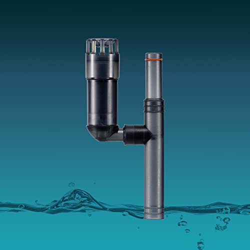 Berzfasa Hang on Back Aquarium Filter for 20-40 Gallon Fish Tank or Turtle Tank(180GPH),Ultra-Quiet Multi Stage Filtration Fish Tank Filters,Low Water Level Turtle Tank (Surface Skimmer)